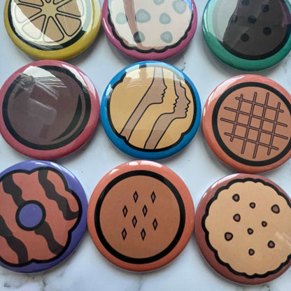 2.2 Inch, 9 pack Girl Scout Cookie Pinback Button Badge Pin Bundle - MetalLadyBoutique9 Pack 2.2 Inch