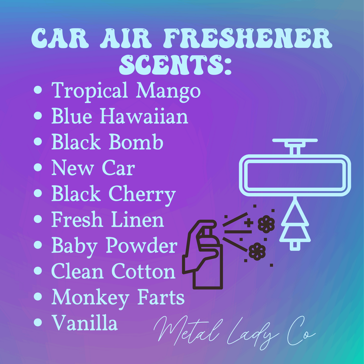 Jelly Roll Vehicle Air Freshener