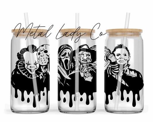 Horror Movie Glass Can