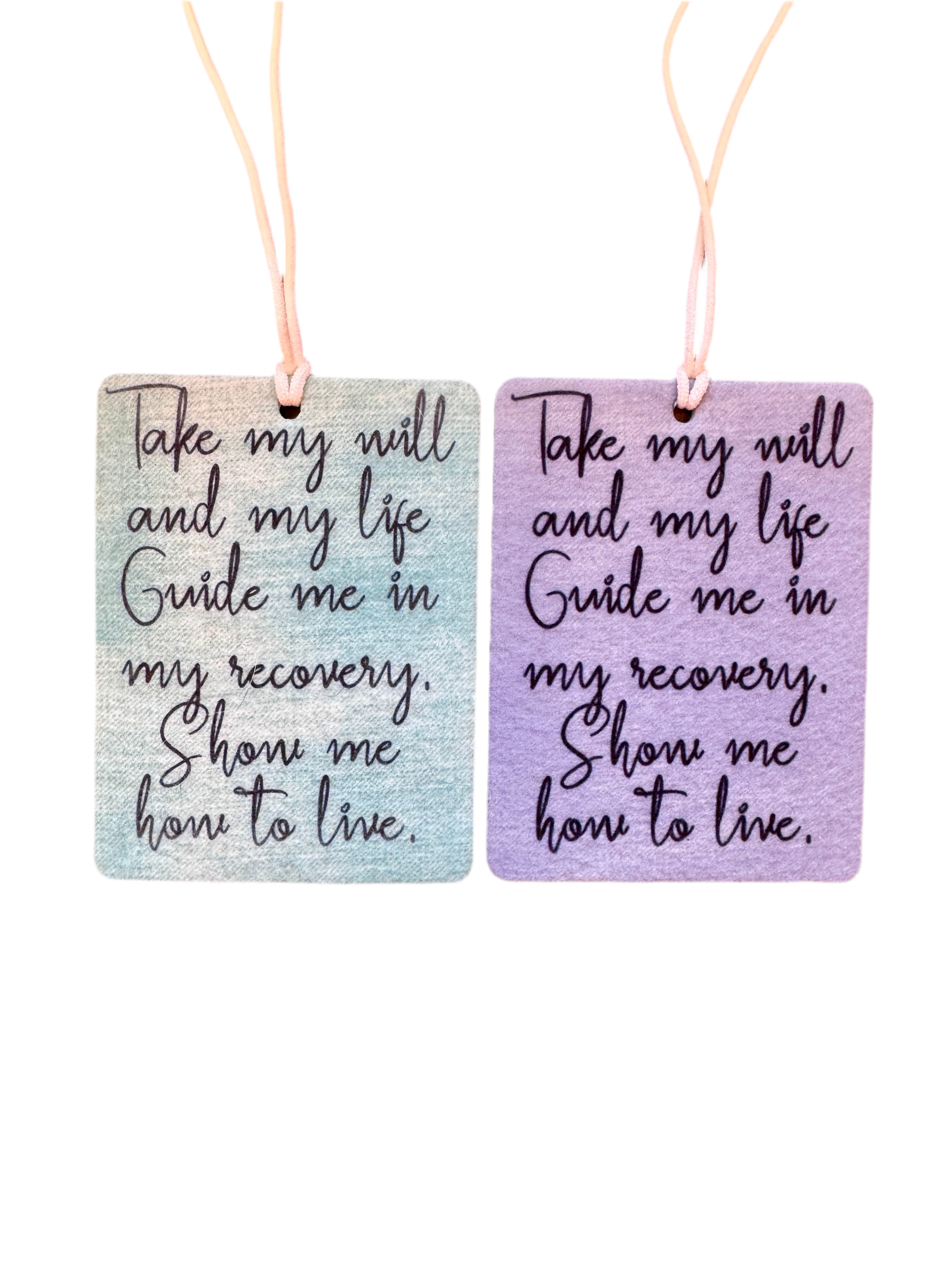 3rd step prayer car air freshener