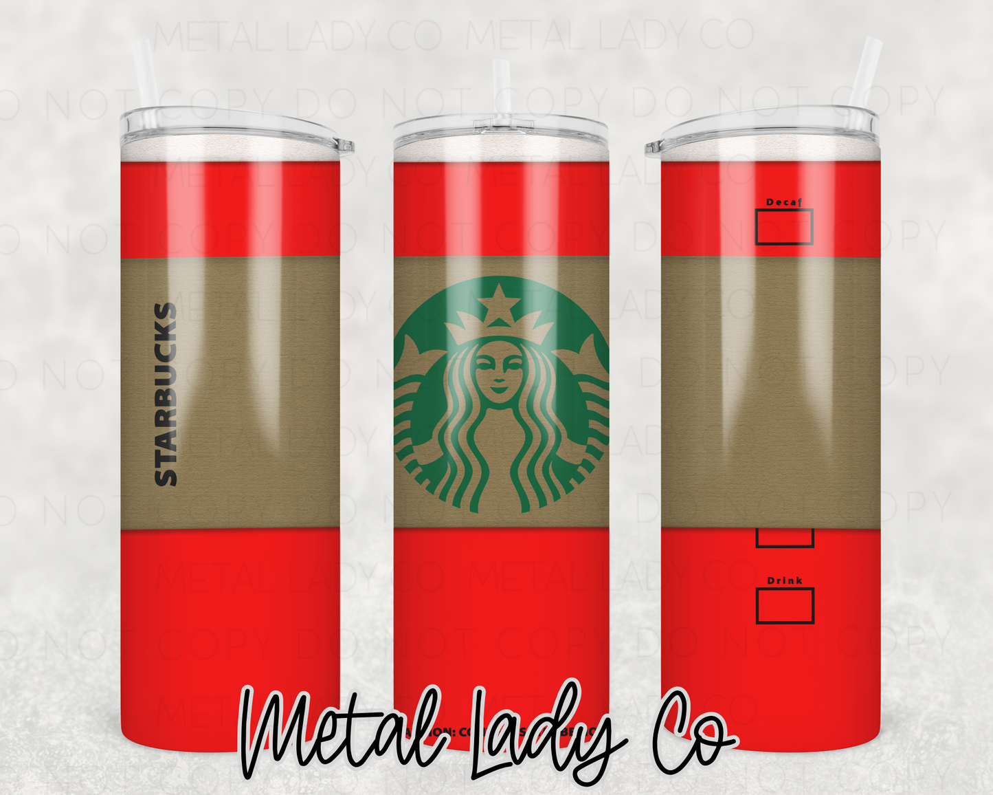 Red Starbucks Custom