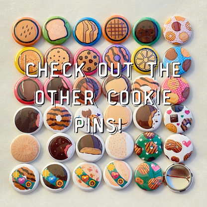 2.2 Inch, 9 pack Girl Scout Cookie Pinback Button Badge Pin Bundle