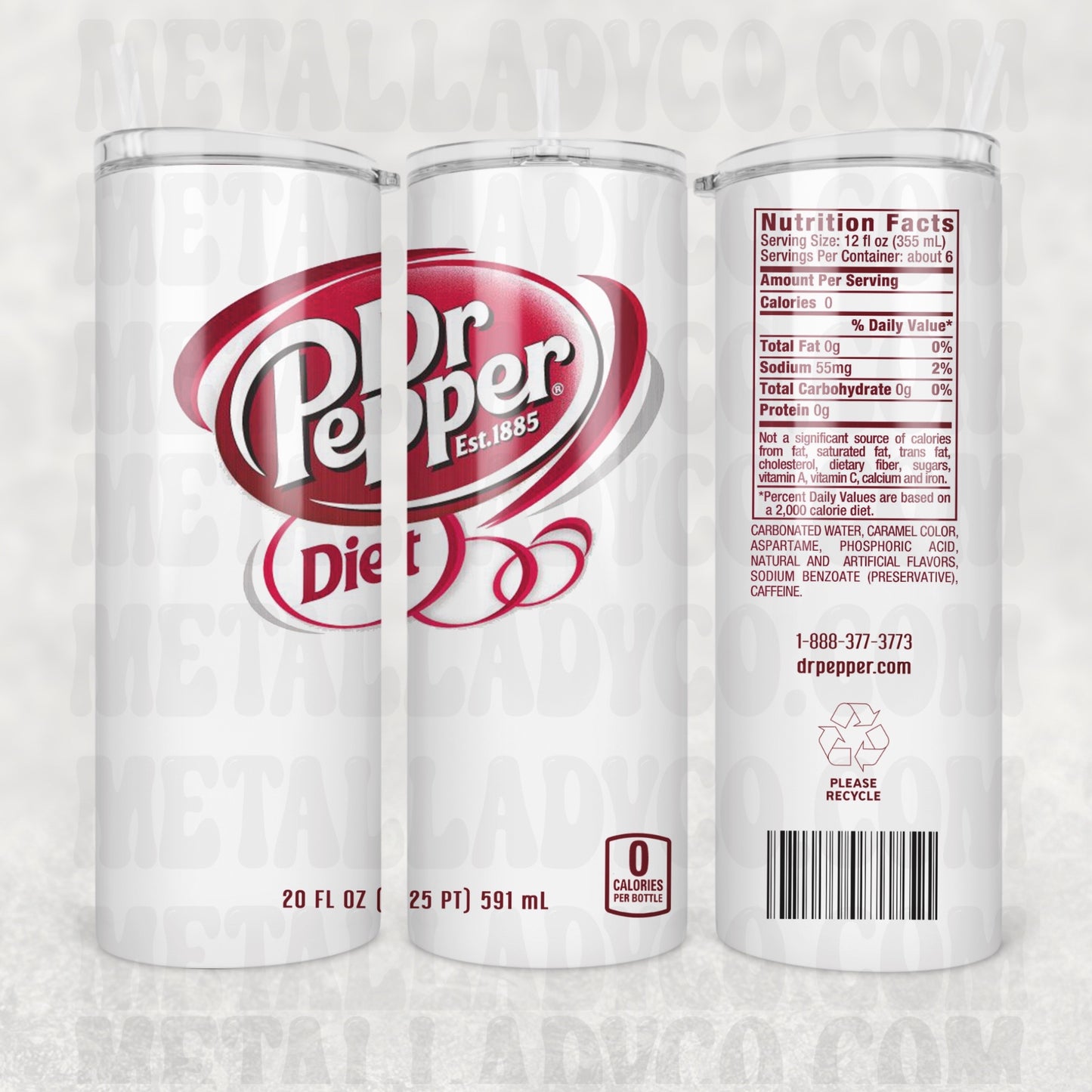 Diet Dr Pepper Can