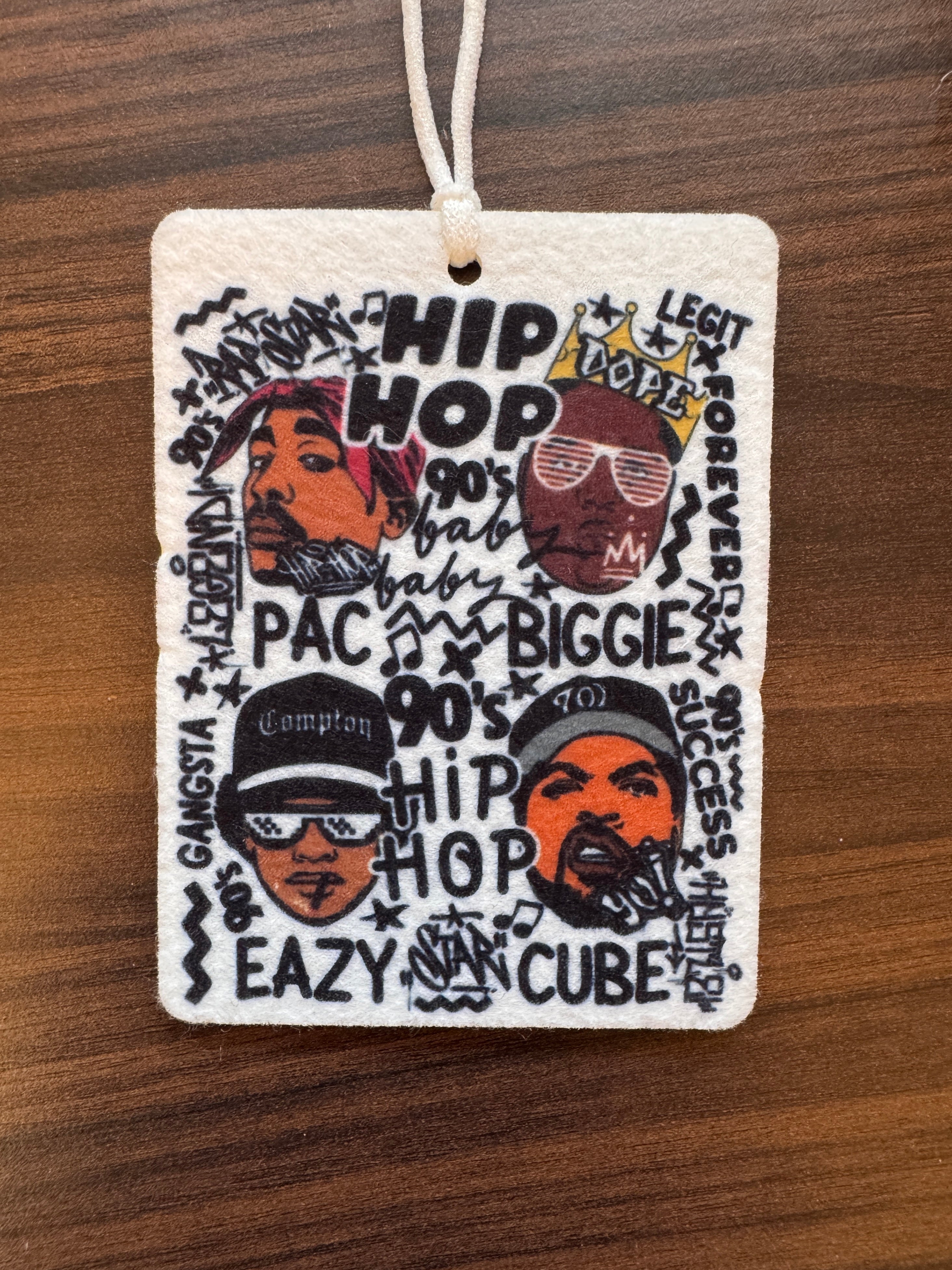 Throwback Hip-Hop Air Freshener – Smells Like 90s Beats 🎧