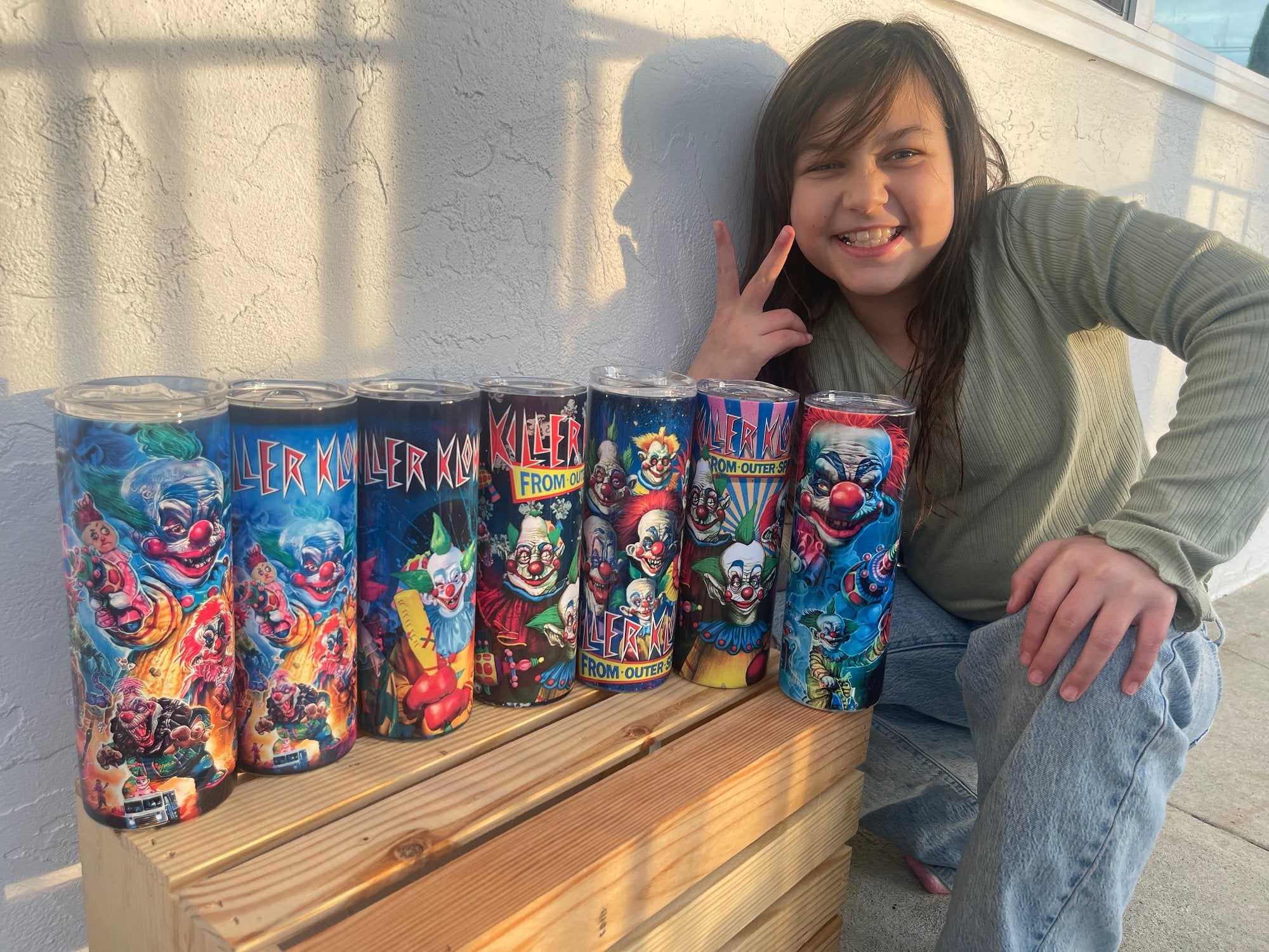 Killer Klown From Outer Space - Popcorn Tumbler