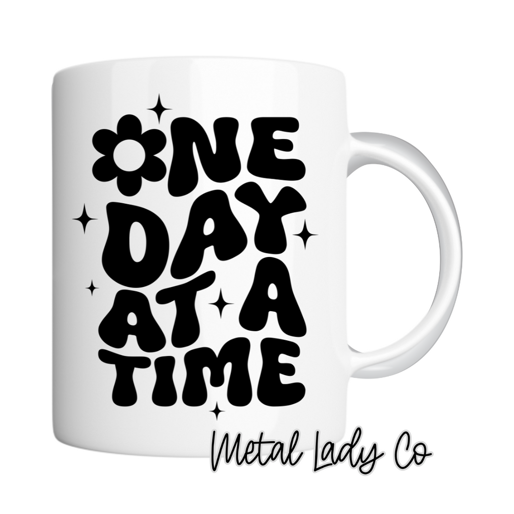 One Day At A Time - Recovery Gift Mug