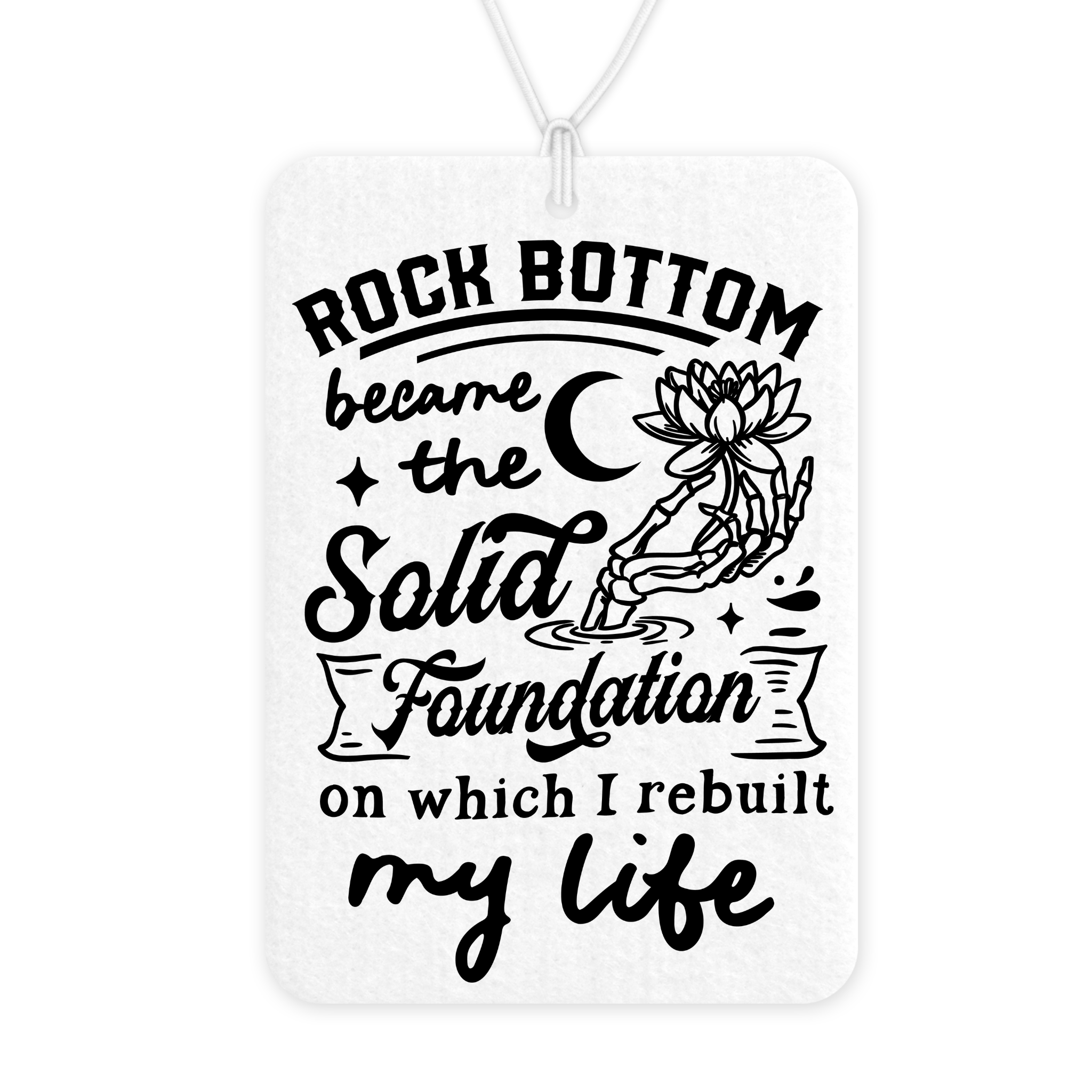 Rock Bottom - Recovery Air Freshener