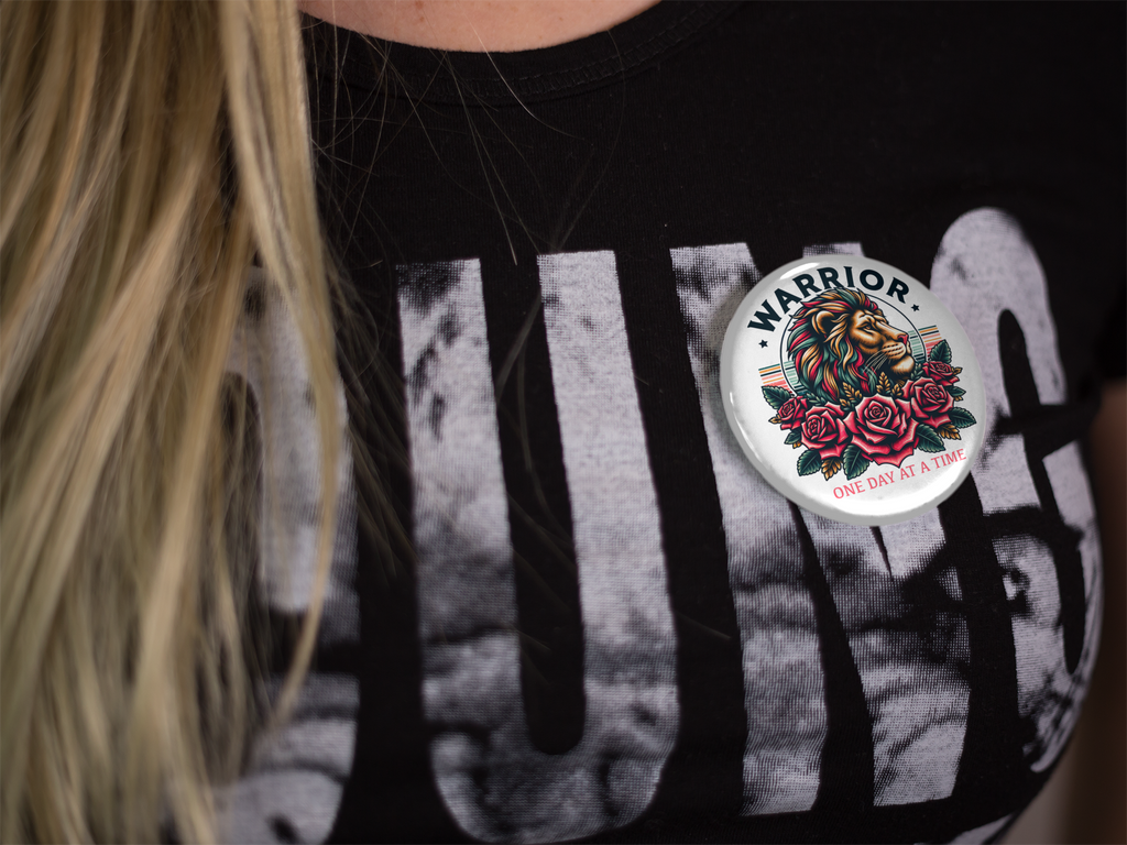 Warrior - One Day At a Time button