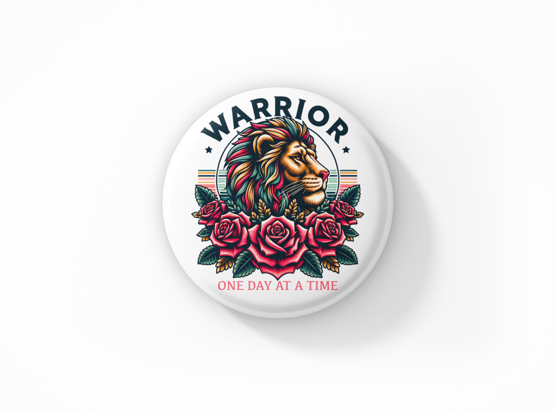 Warrior - One Day At a Time button