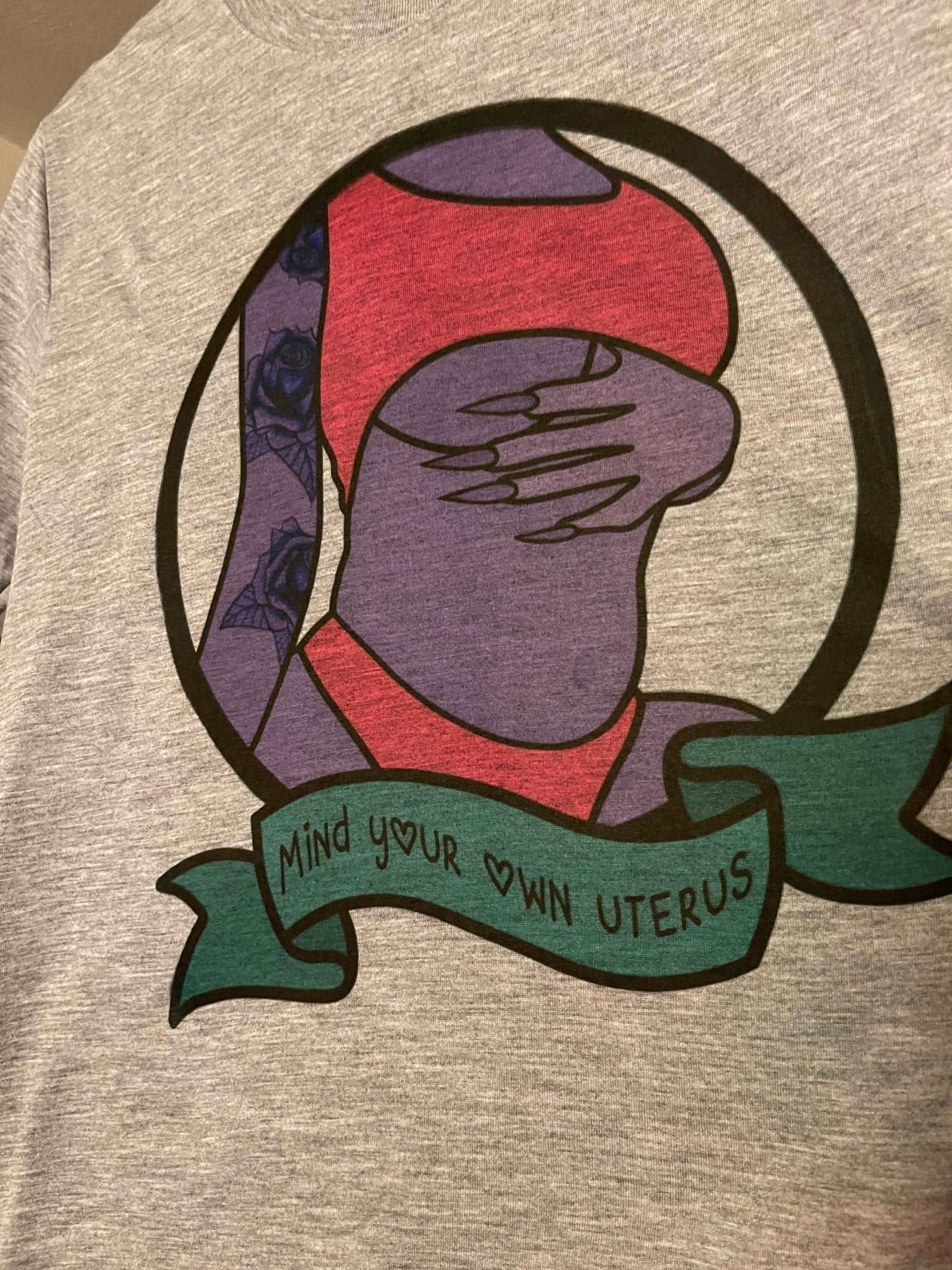 Feminist, pro choice, rgb, abortion band shirt