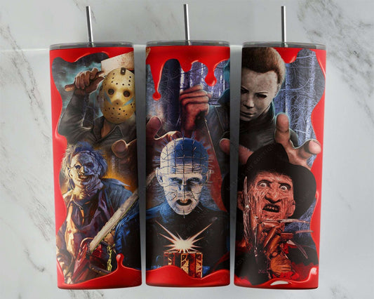 Horror Movie Tumbler, Halloween Horror Cup