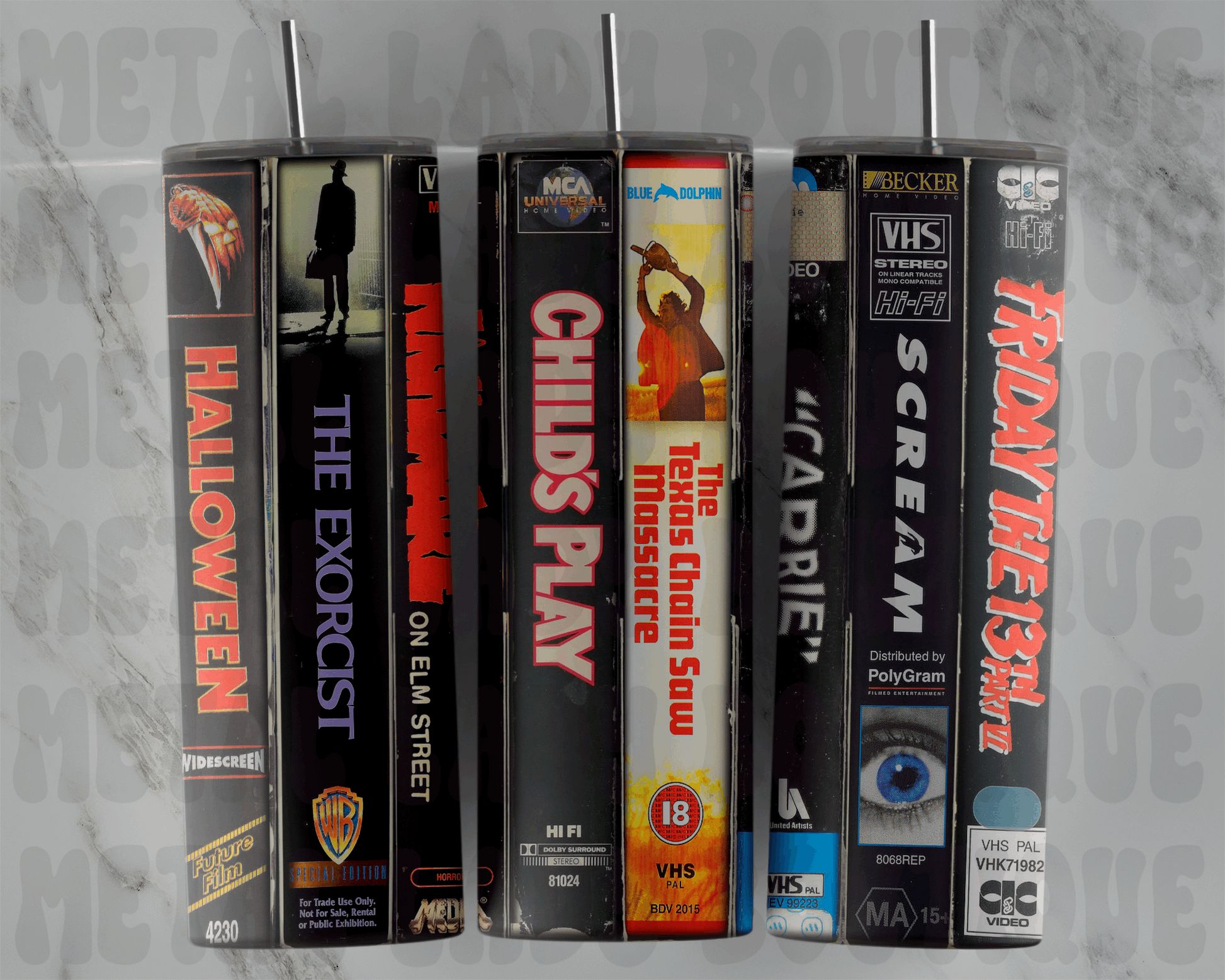 Horror Movie VHS Tumbler