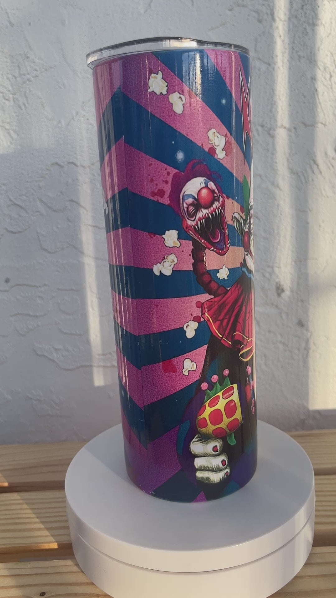 Killer Klowns From Outer Space - Stripes Tumbler