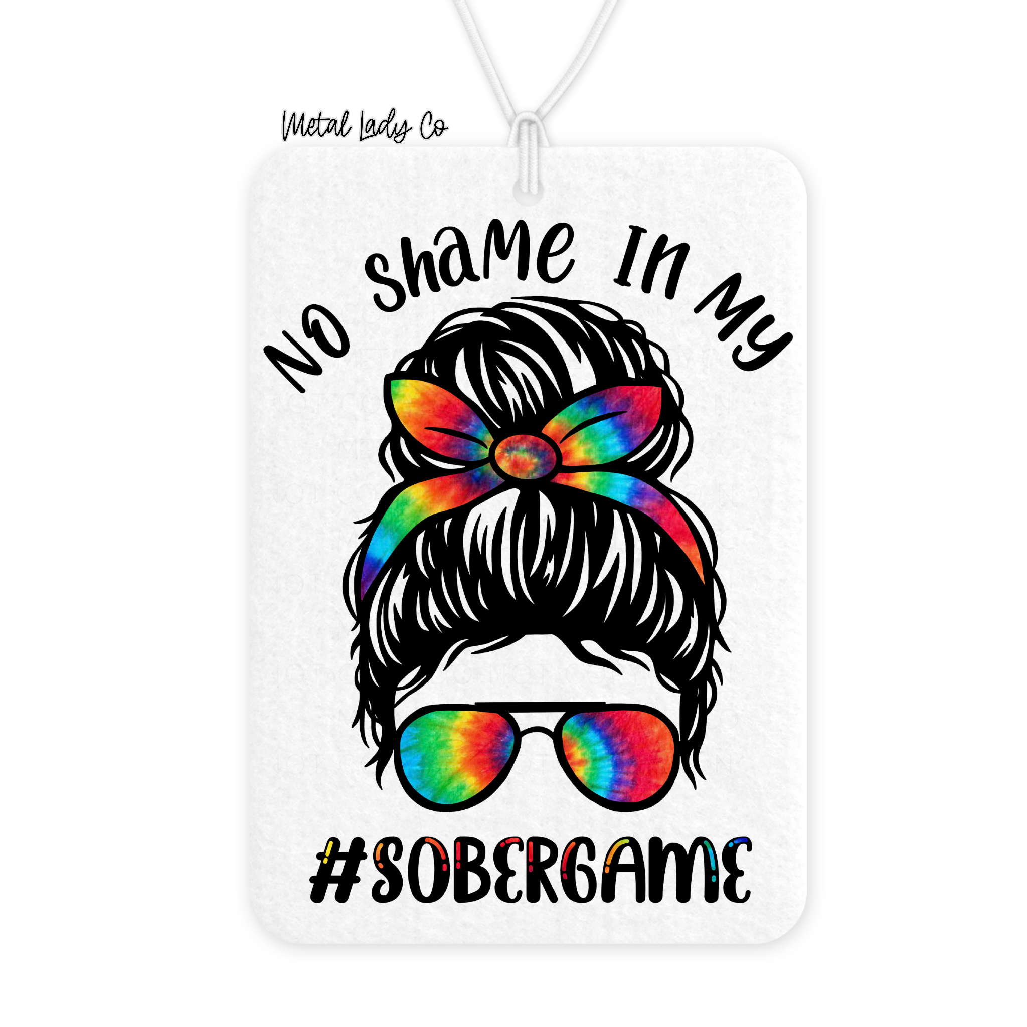 No Shame in My Sober Game Air Freshener 🍒🚫💊