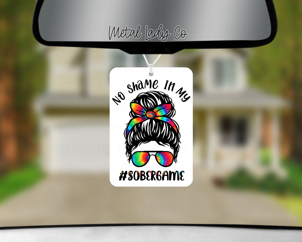 No Shame in My Sober Game Air Freshener 🍒🚫💊