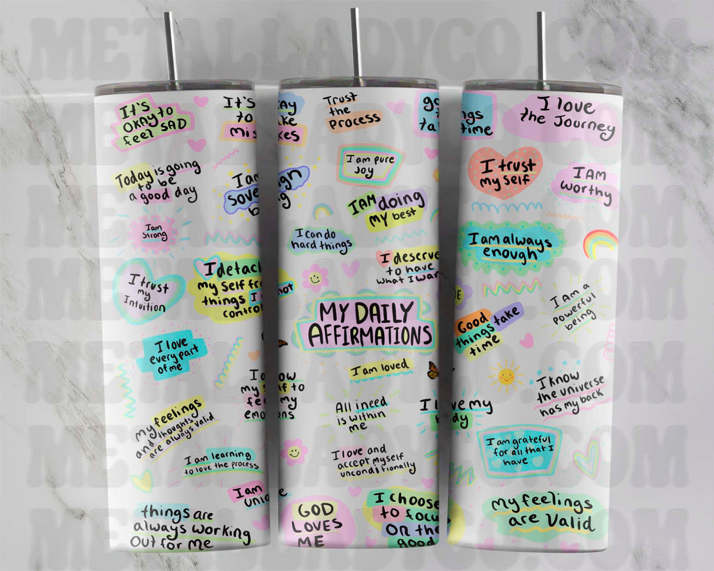 Daily Affirmations - Affirmation Tumbler