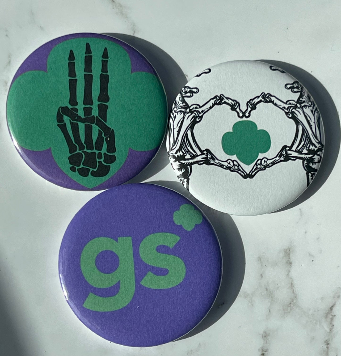 Girl Scout Pinback Button Pack 3 piece