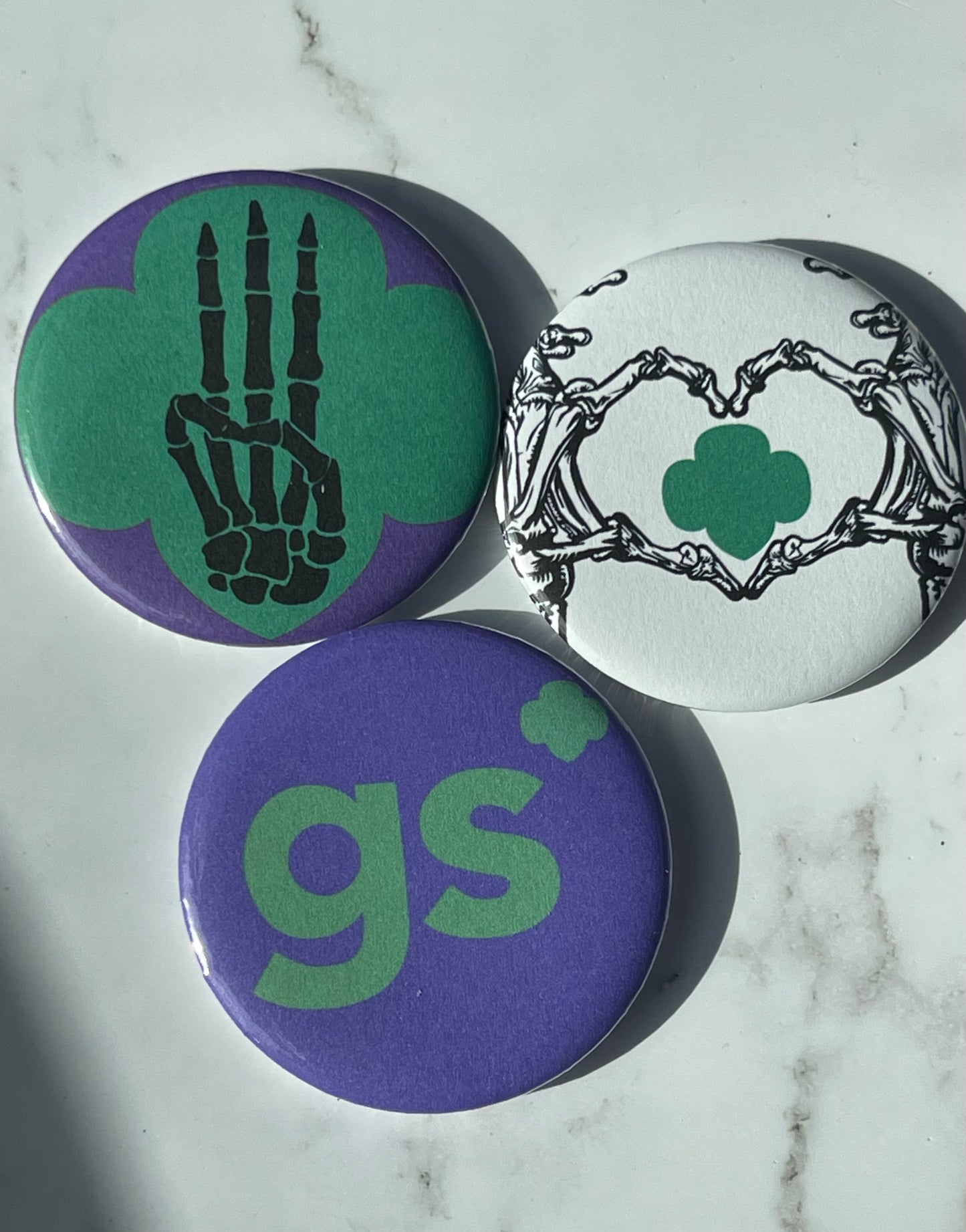 Girl Scout Pinback Button Pack 3 piece