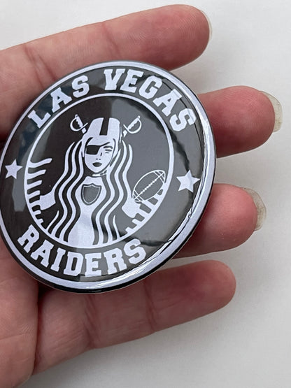 Las Vegas Raiders 2.2 inch pinback button