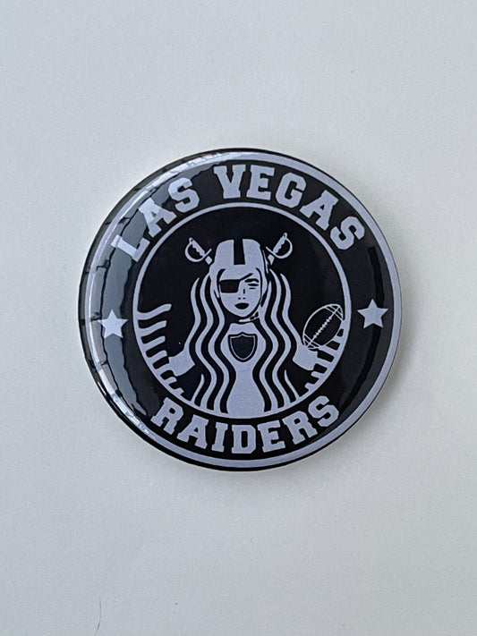 Las Vegas Raiders 2.2 inch pinback button
