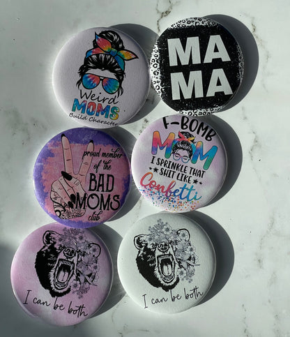 Proud Member of the Bad Moms Club Pinback Button Pin