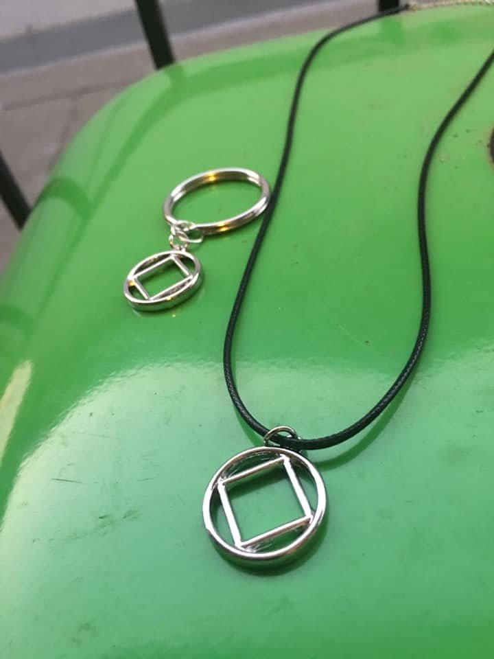 NA Symbol Keychain