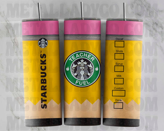 Starbucks Teacher Pencil Tumbler